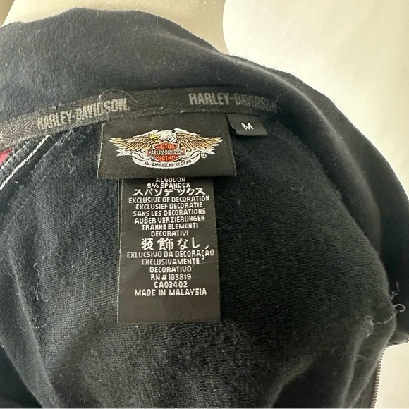 Vintage Harley Davidson Zip Up - Picture 4 of 4